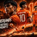 Netherlands AI Football Prompts for Posters and Jersey Edits