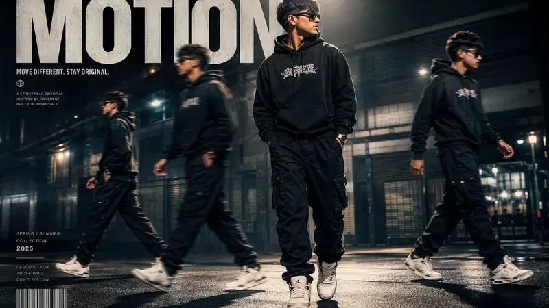 How to Turn Your Photo Into a Cinematic Streetwear Editorial Poster With AI