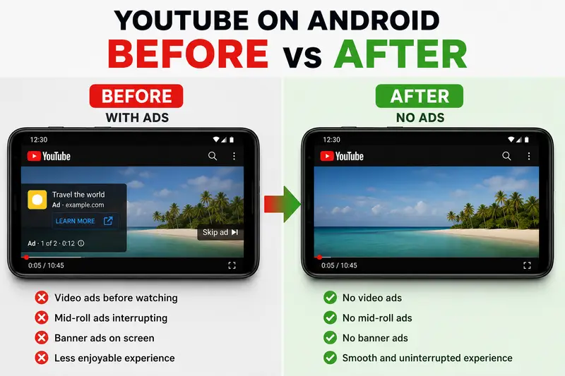 How to Remove YouTube Ads on Android for Free