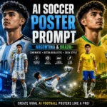 AI Soccer Poster Prompt Guide: Create Cinematic Argentina & Brazil Football Posters in 2026 Style