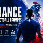 France AI Football Prompts for Posters and Jersey Edits