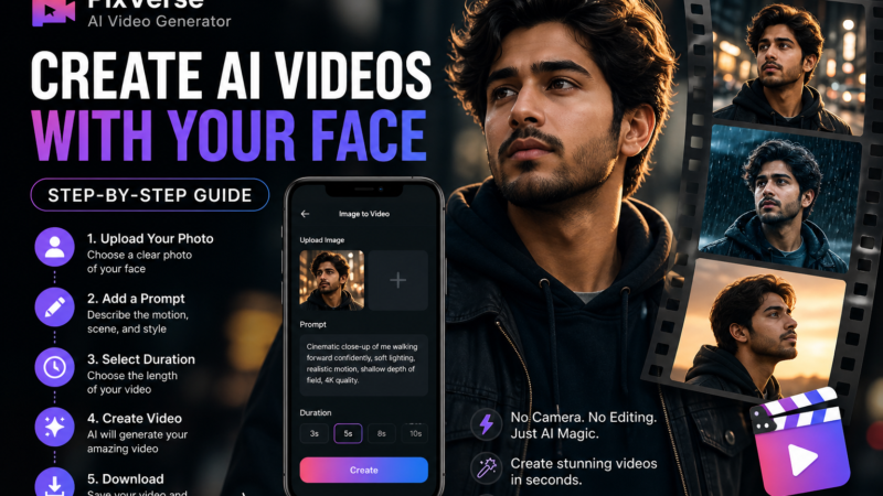 How to Create AI Videos With Your Face Using PixVerse: AI Video Generator