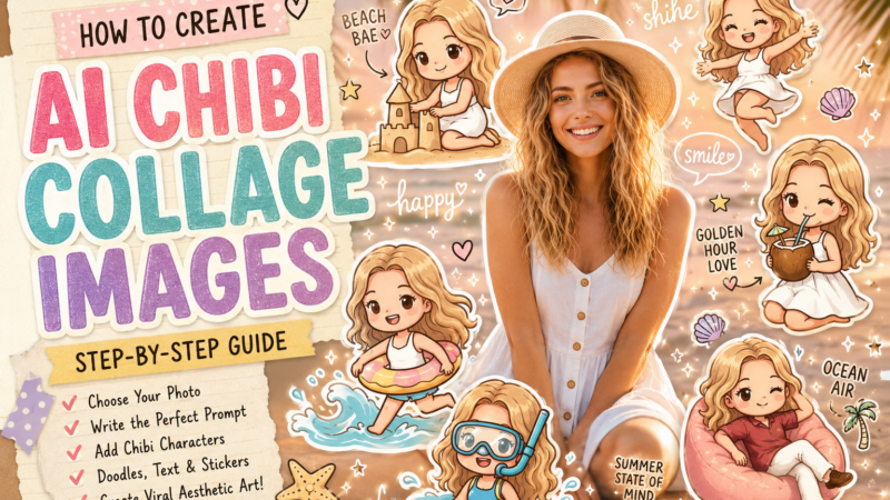 How to Create Viral Chibi Collage Images With AI (Step-by-Step Guide)