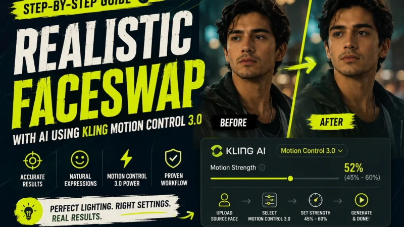 How to Make a Realistic Faceswap with AI Using Kling Motion Control 3.0
