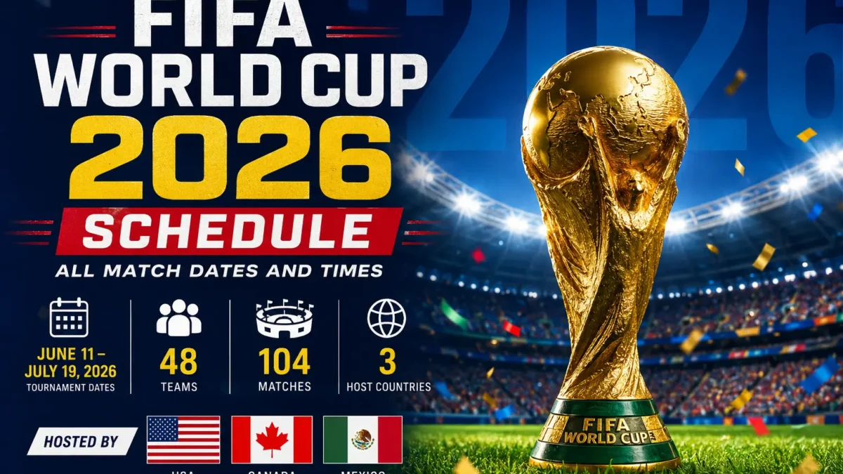 FIFA World Cup 2026 Schedule – All Match Dates and Times