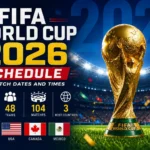 FIFA World Cup 2026 Schedule – All Match Dates and Times