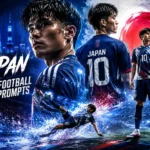 Japan AI Football Prompts for Posters and Jersey Edits